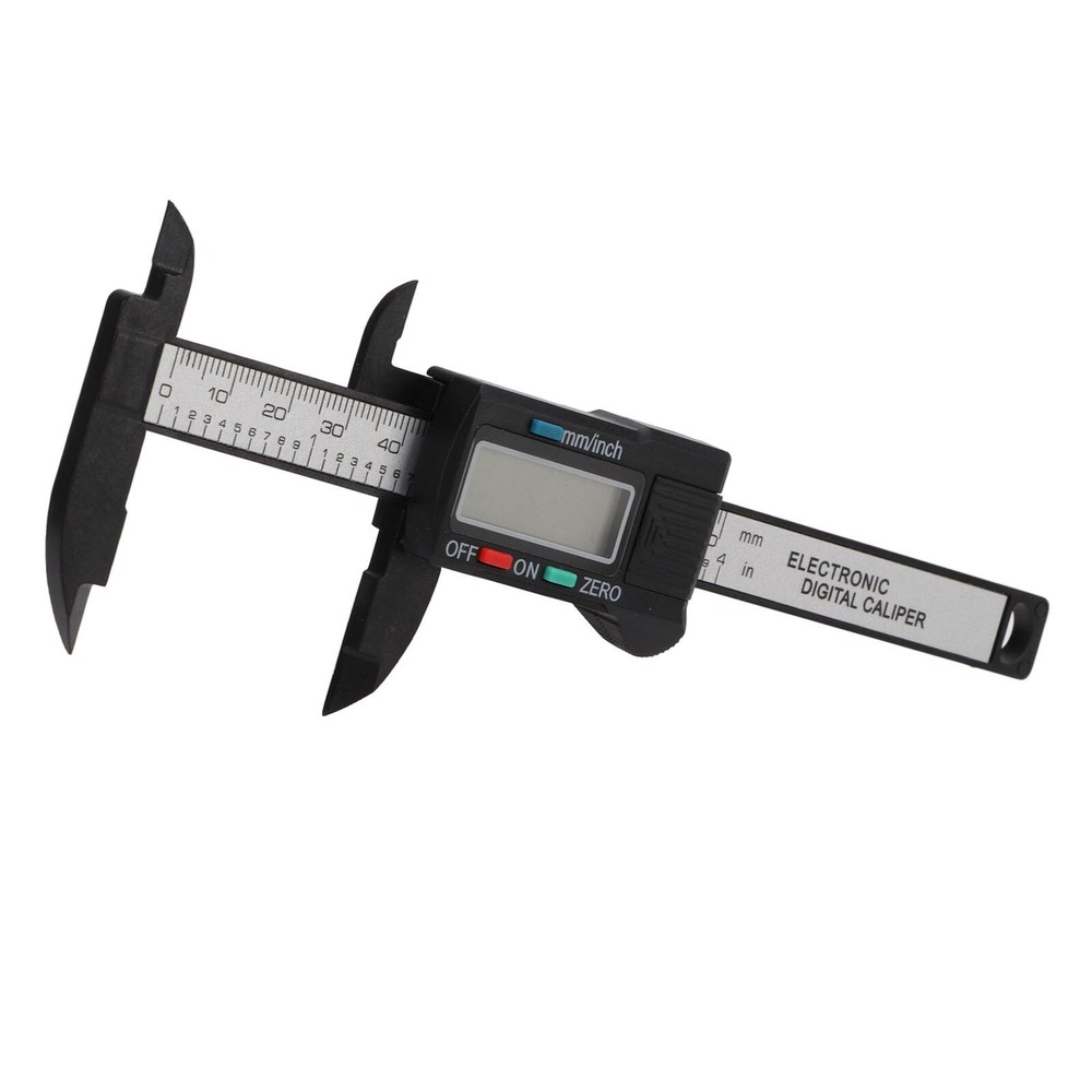 Digital Caliper Mini LED 0‑100mm Plastic Lightweight Portable Easy Convenient