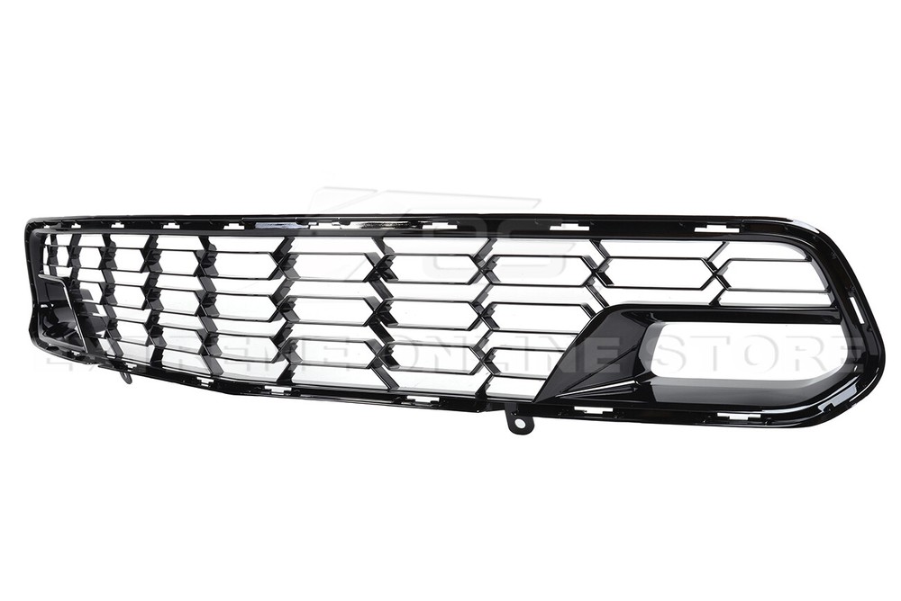 For 14-19 Corvette C7 With Camera | Z06 PAINTED CARBON FLASH Front Bumper Grille