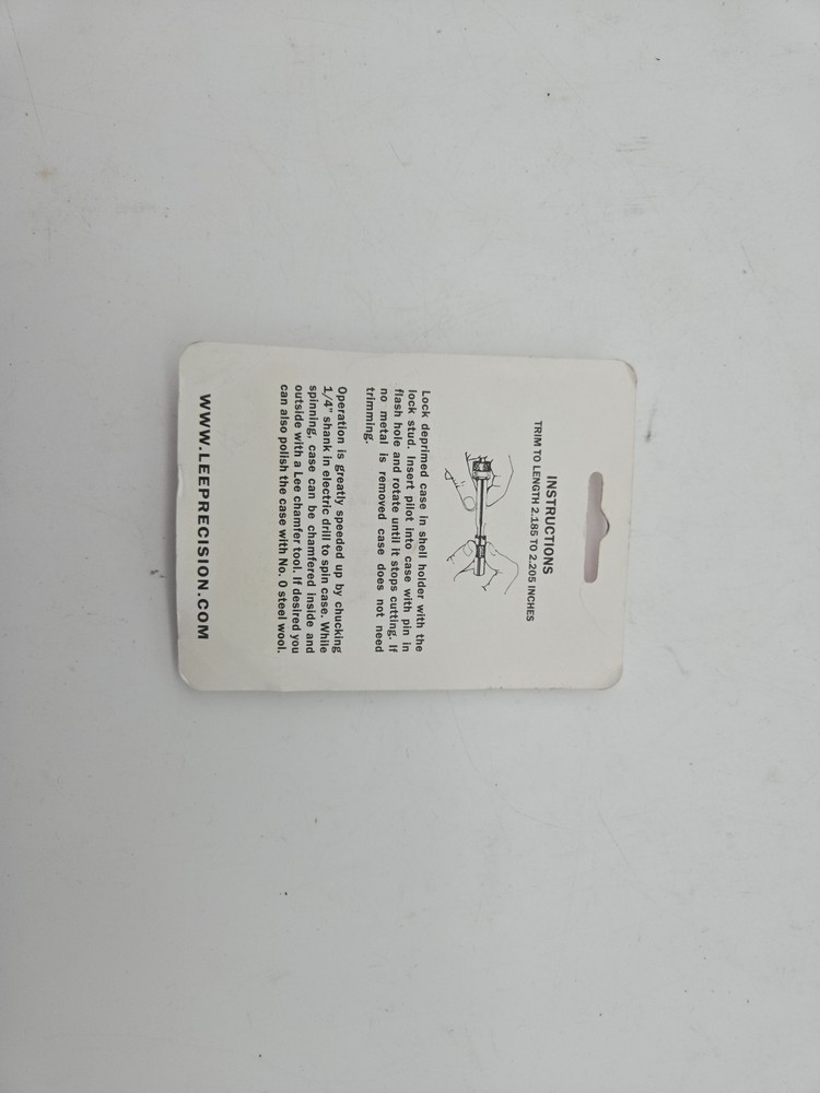 Lee Case Length Gauge & Shell Holder 220 Swift