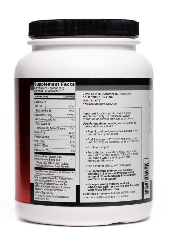 Beverly International Provosyn Vanilla 616 grams