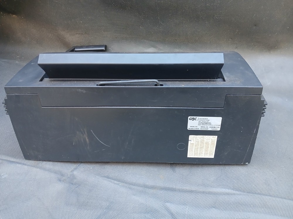 UNTESTED GBC Wirebind W400 Book Binding Machine with Binding Spirals AS IS