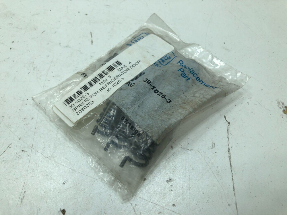 (QTY.3) MANITOWAC 30-1025-3 REFIGERATOR HINGE SPRING