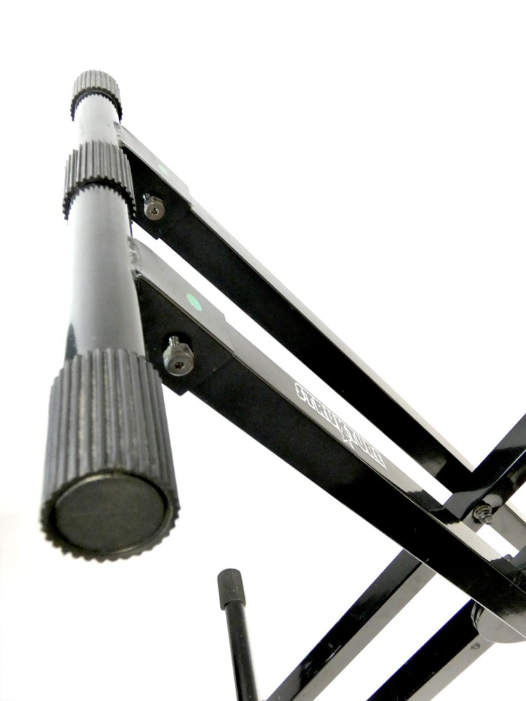 Stukture Double-Braced Quick Release Adjustable Folding Keyboard Stand
