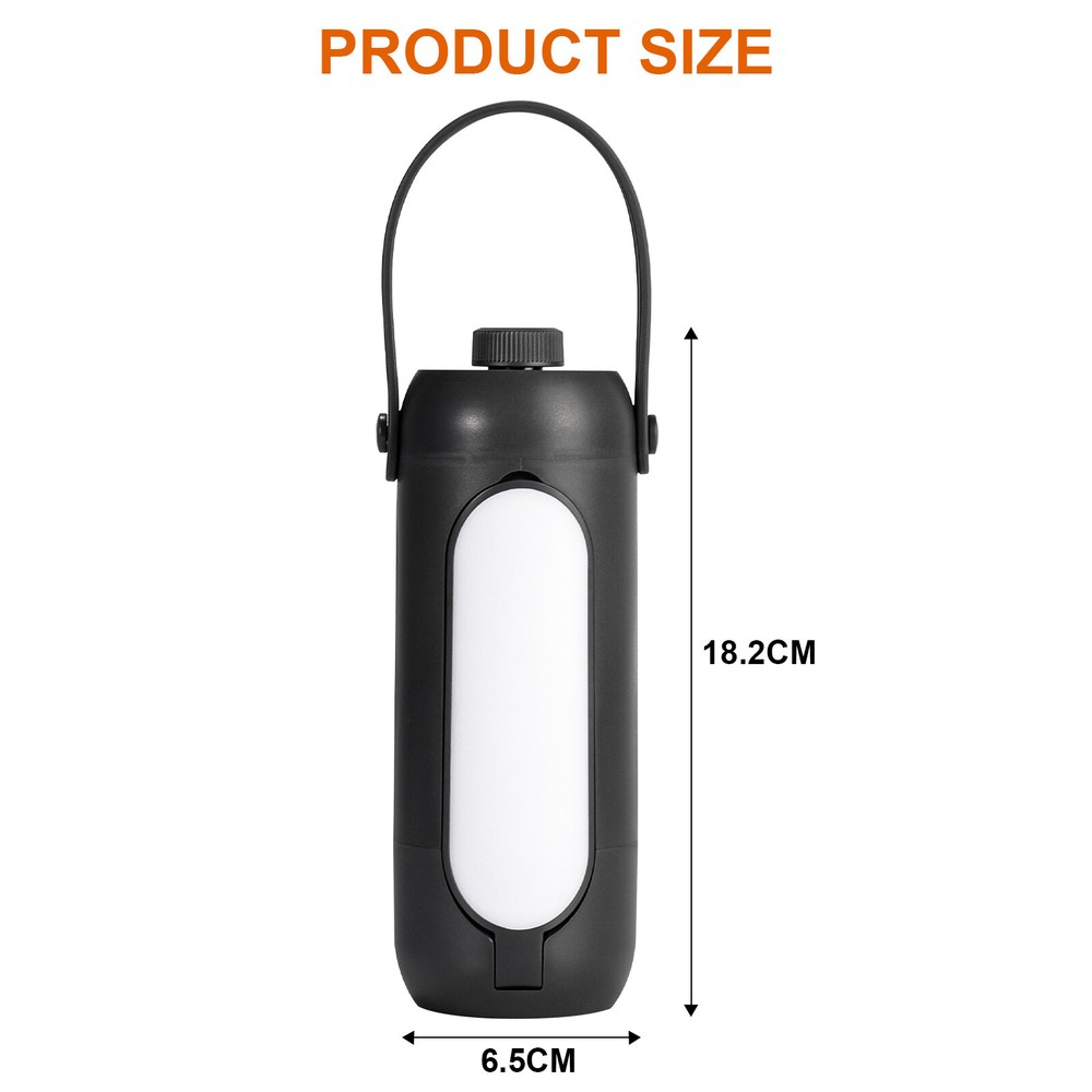 Foldable USB LED Flashlight Tent Light Rechargeable Camping Multifunctional Lamp