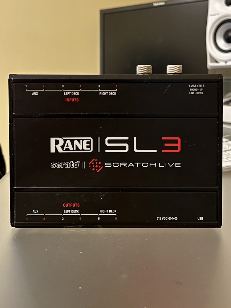 Used Rane SL3 Scratch Live Serato DJ interface DVS