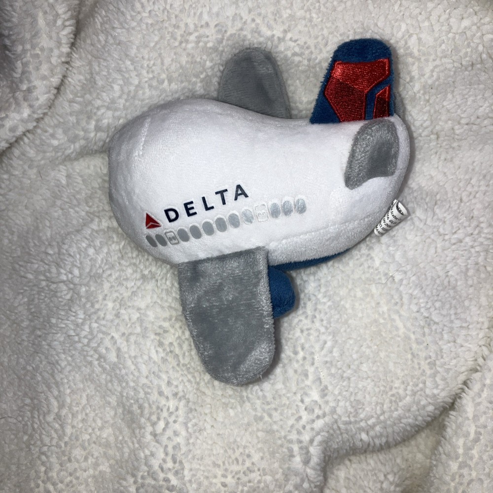 Delta Airlines Mini Plush Airplane 5"