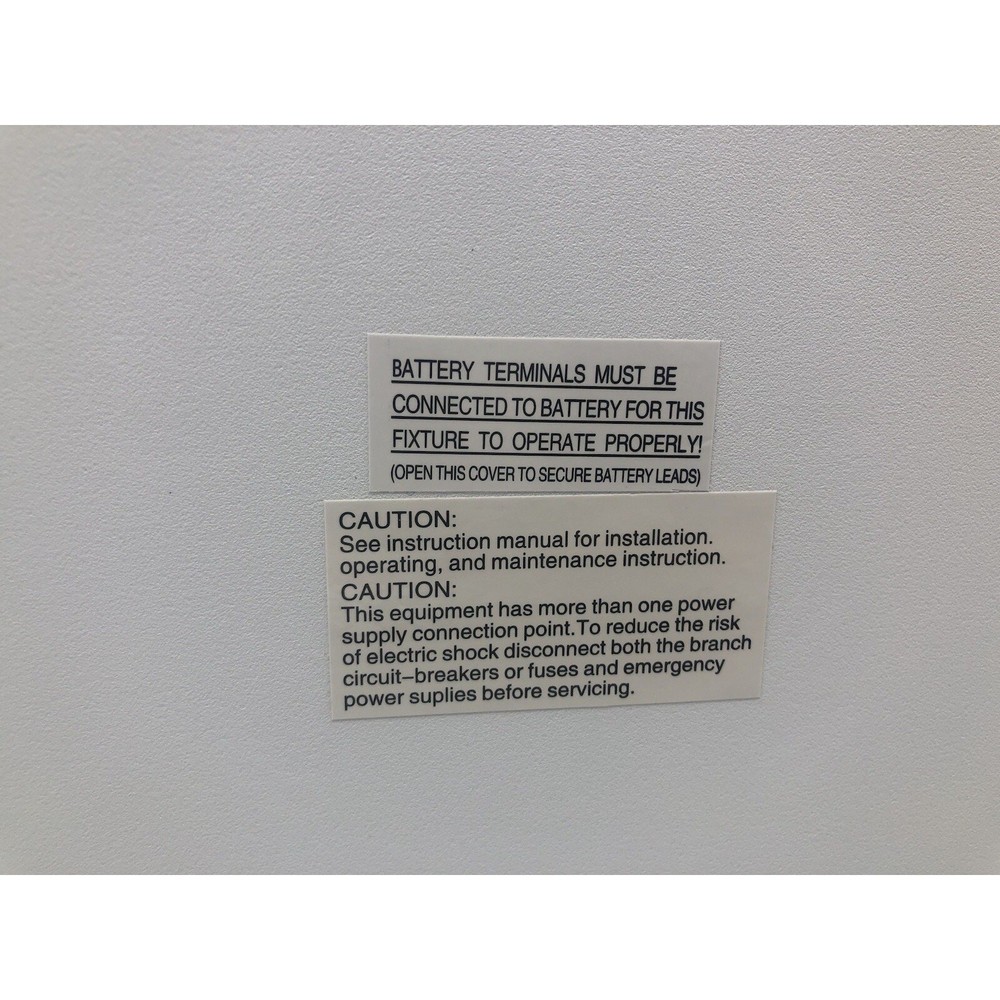 LED Exit Sign Emergency Light Compact Combo single face w/Battery Backup *READ