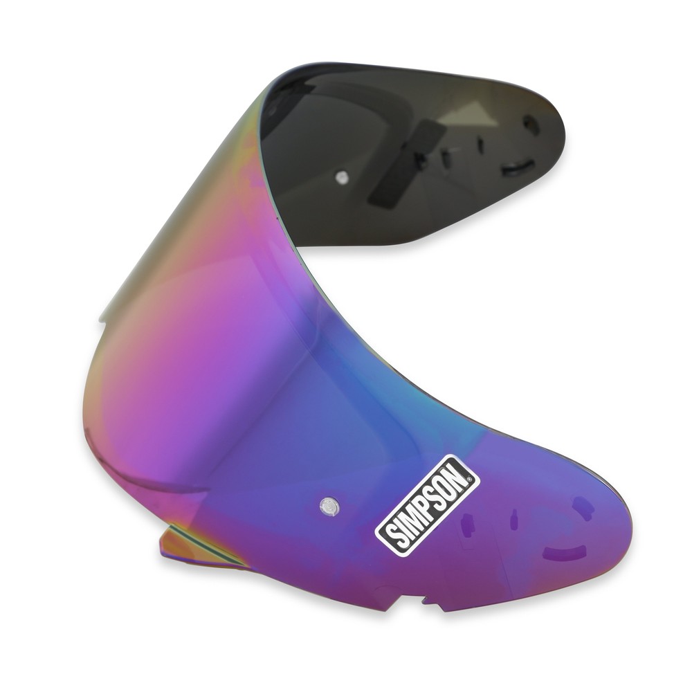 Simpson Motorcycle Helmet Replacement Shields - Iridium - Ghost, Speed Bandit