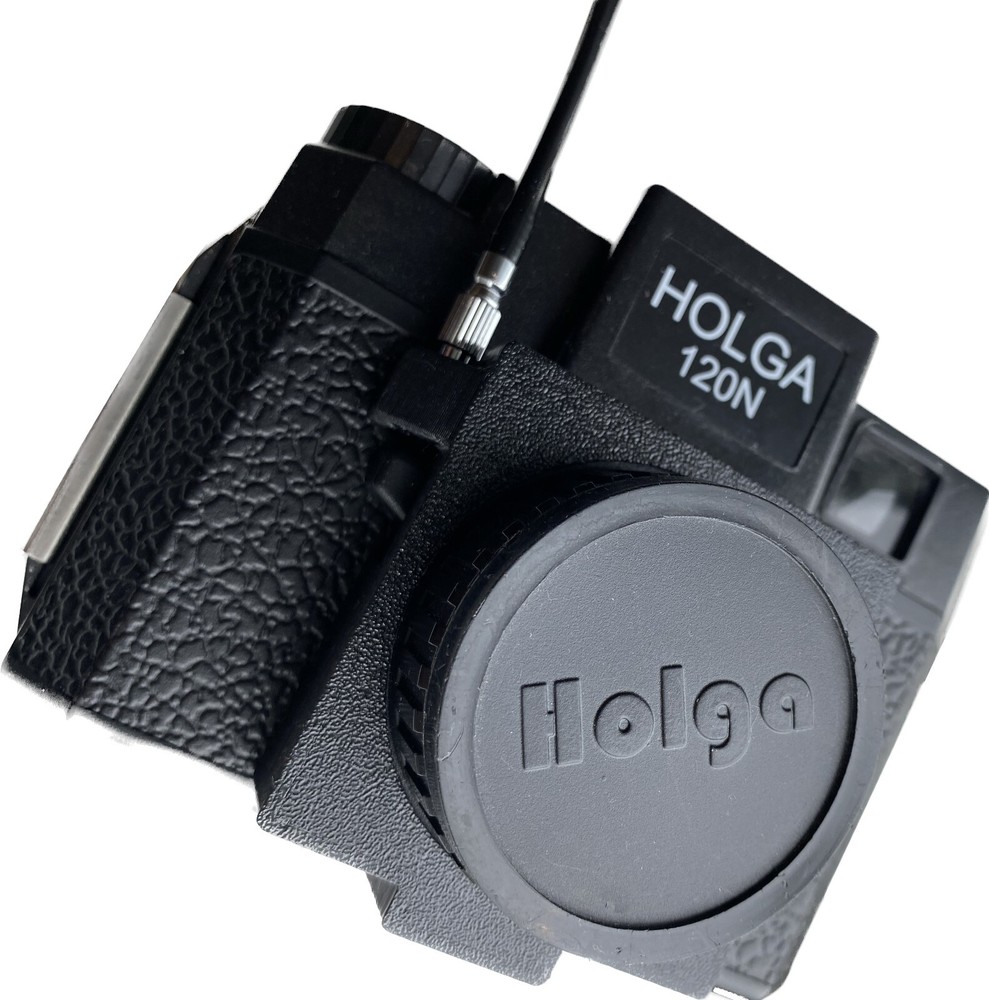 Shutter Release Cable Adapter & Button Extender for Holga 120 Camera