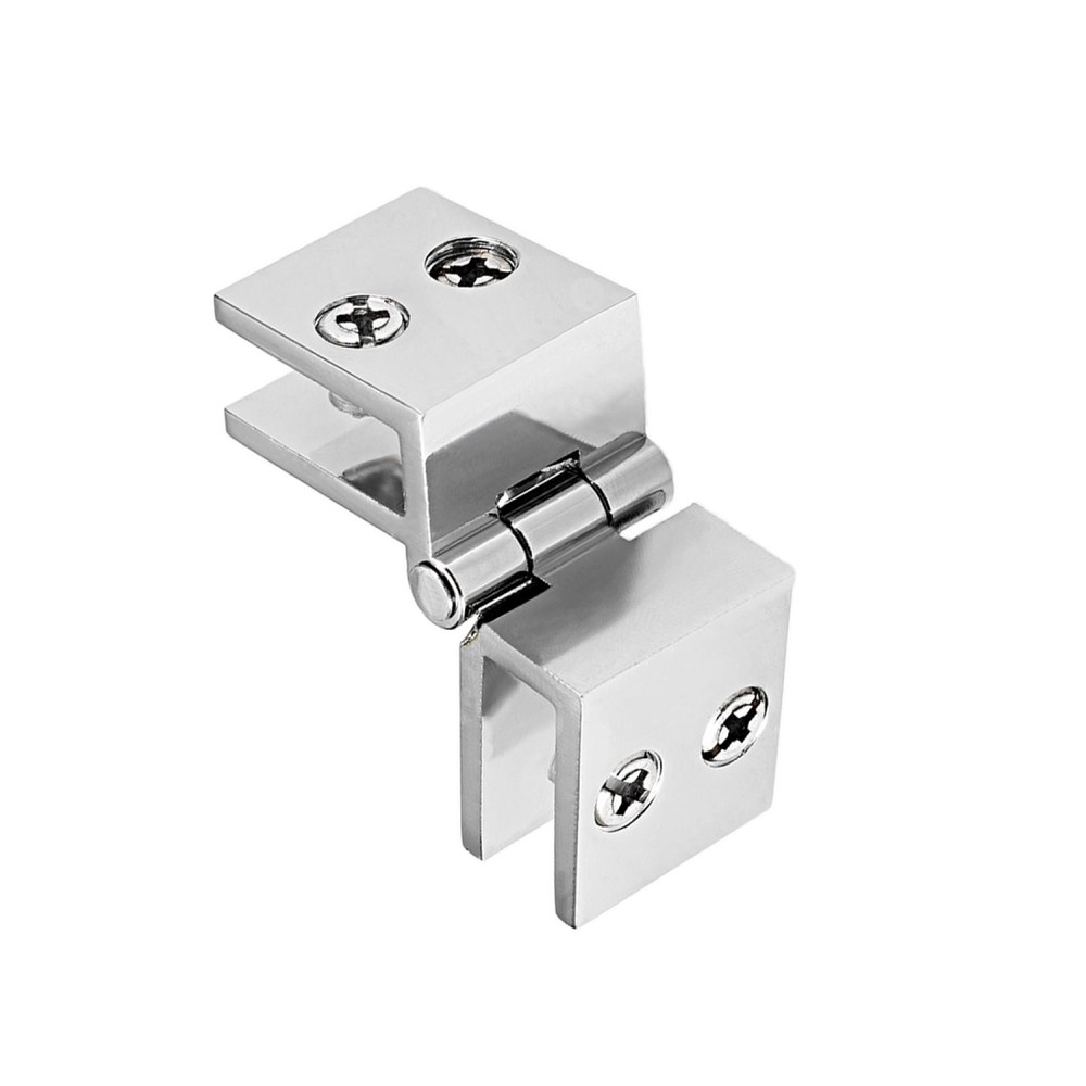 Glass Hinge Adjustable 180 Degree Clamp for 5-8mm Thickness 2pcs