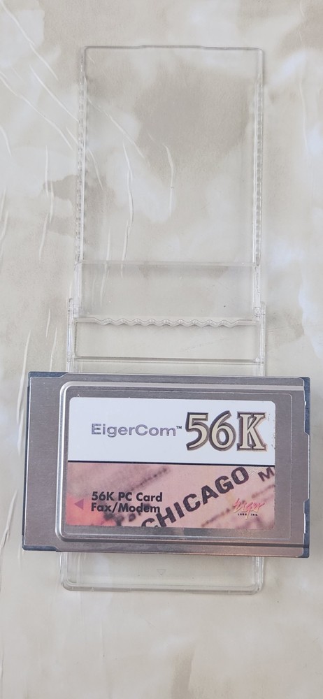 EigerCom 56K PC Card Fax/Modem