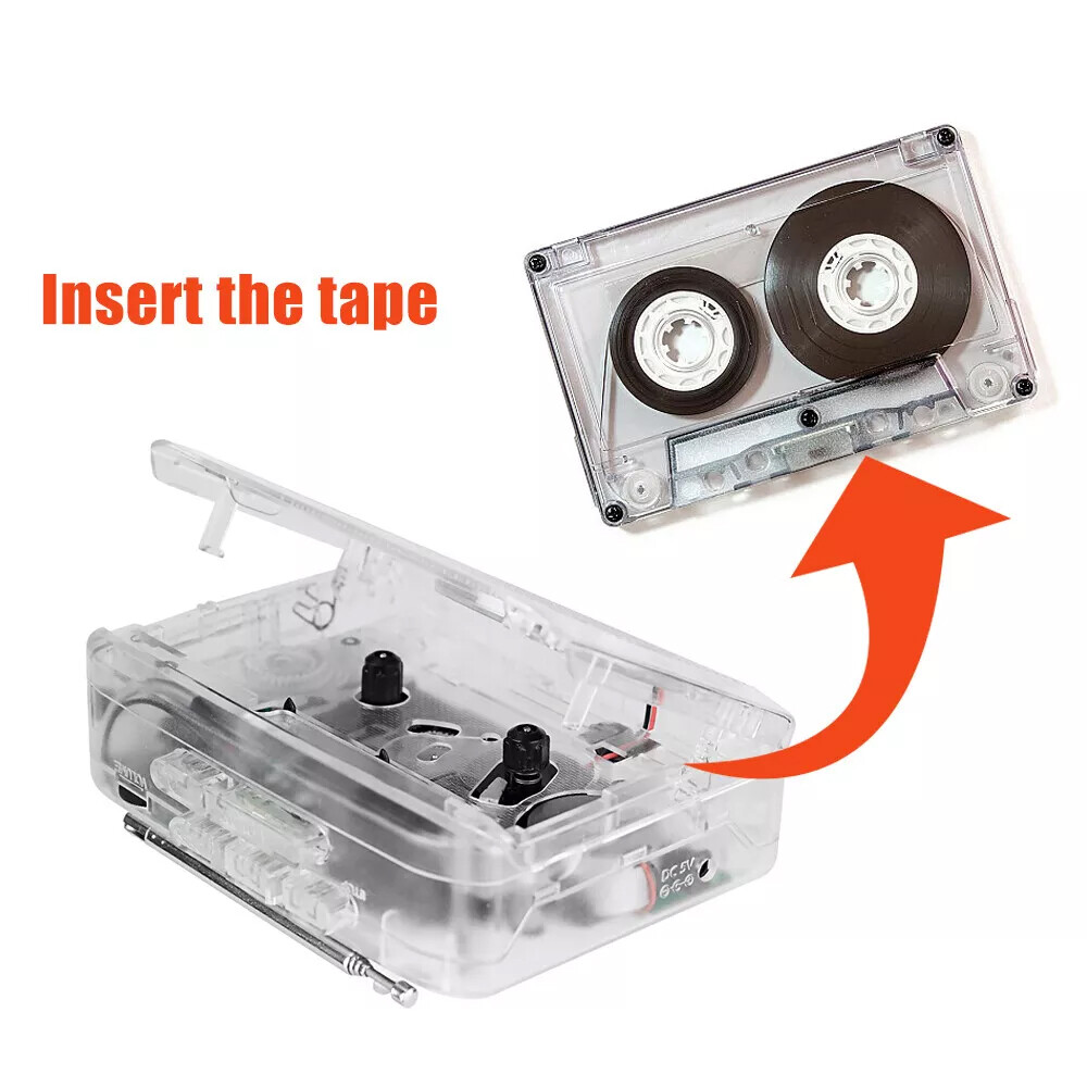 Cassette Player Durable Walkman Cassette Player Portable Speaker Multiple A9O8