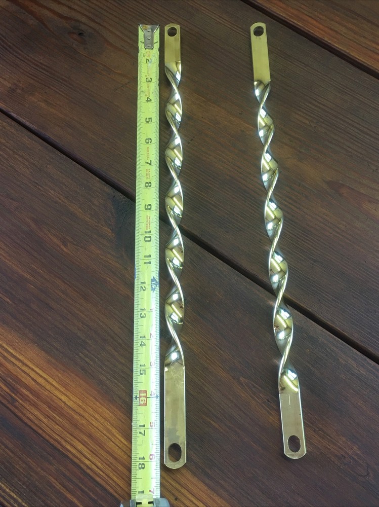 ORIGINAL Lowrider 18” Twisted Bicycle Spring Fork Support Bars Gold NEW!