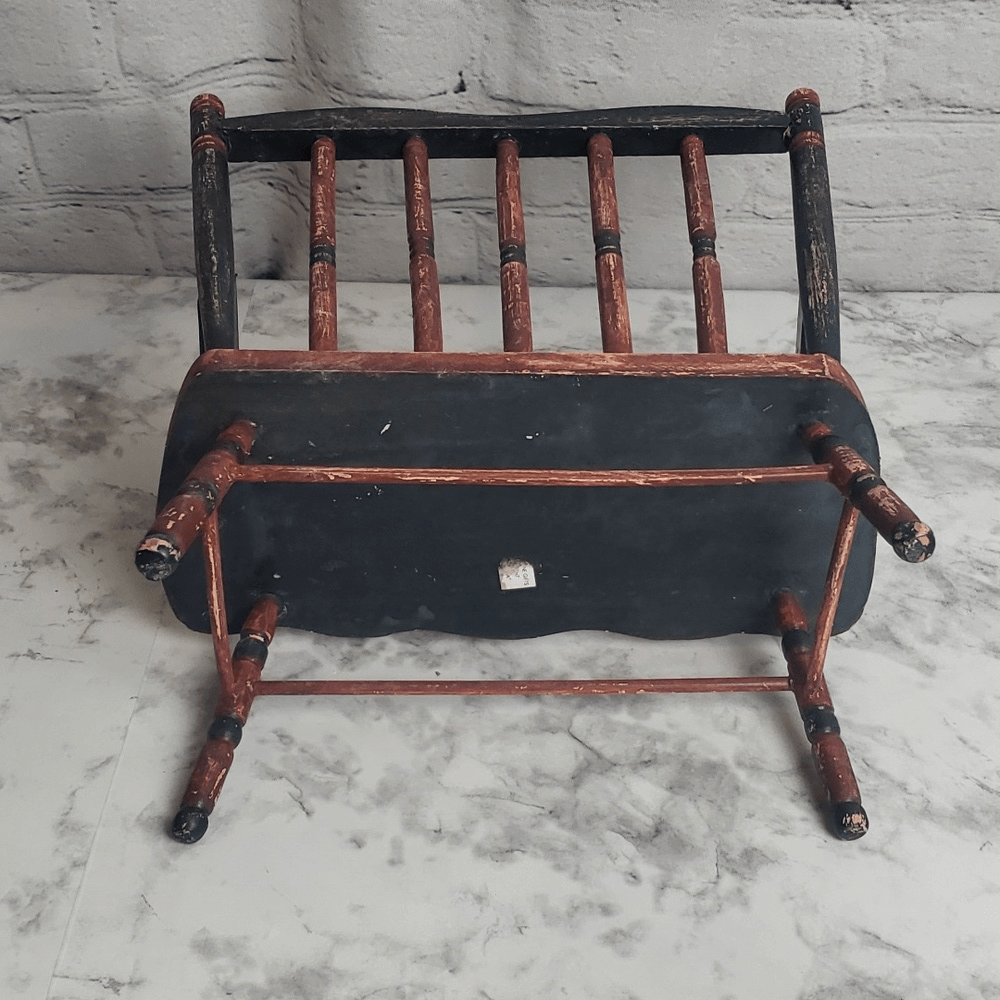 Handpainted Vintage Primitive Mini Chair