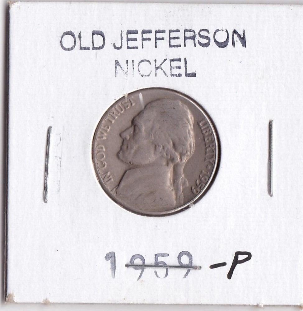 1959 Jefferson Nickel
