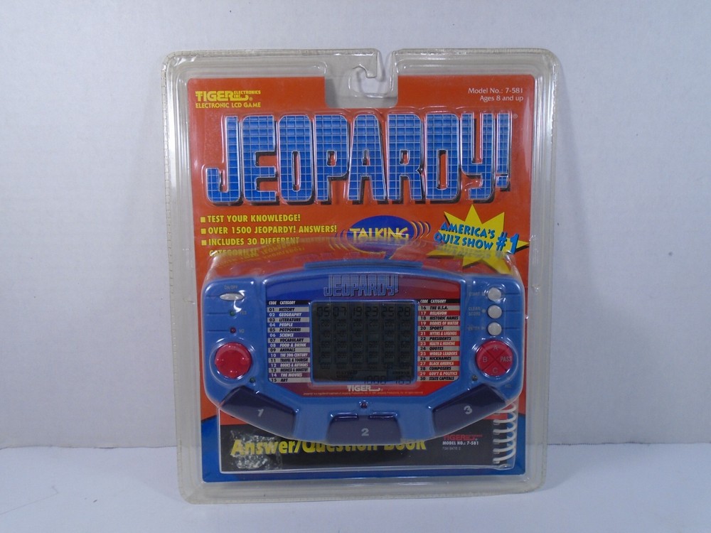 1997 TIGER ELECTRONICS--JEOPARDY! ELECTRONIC GAME (NEW)