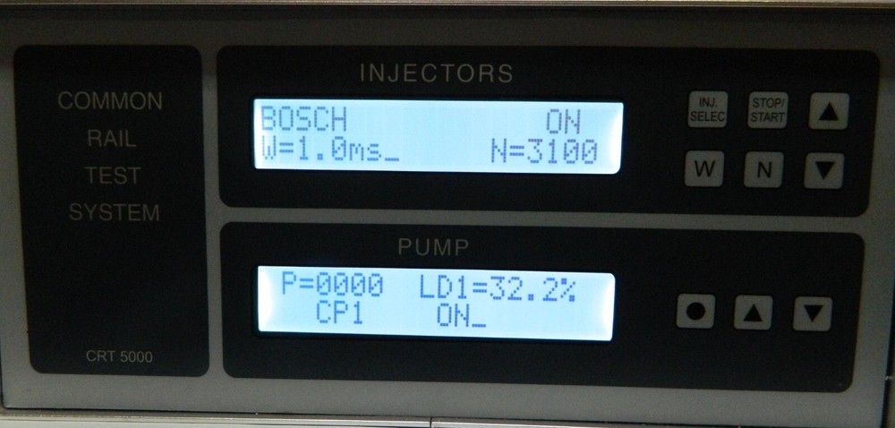Common Rail Injector, Pump & Fuel Rail Tester / Simulator with Test Plans