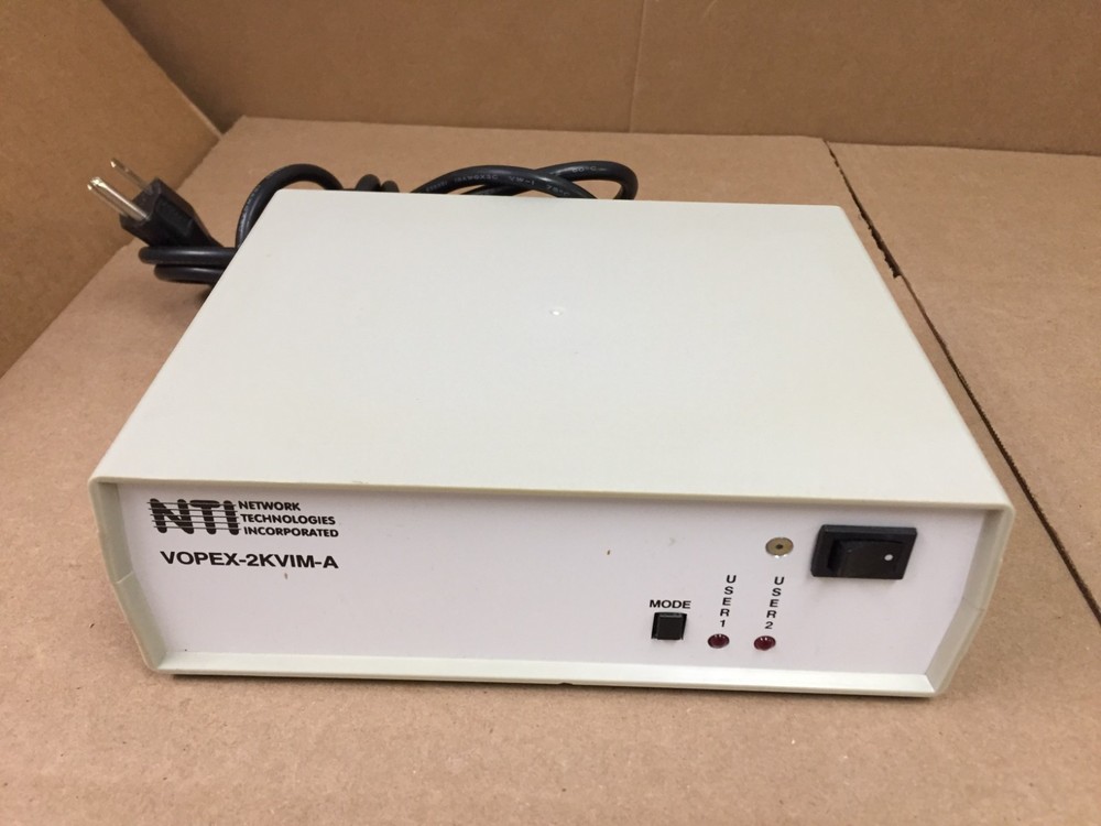 NTI Network Technologies VOPEX-2KVIM-A 2-port Video Switching KVM Splitter
