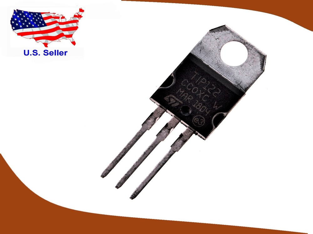 TIP122 (2 pcs) NPN Darlington Power Transistor