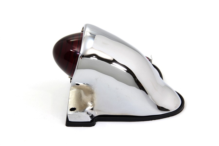 Chrome PK Style Tail Lamp fits Harley Davidson