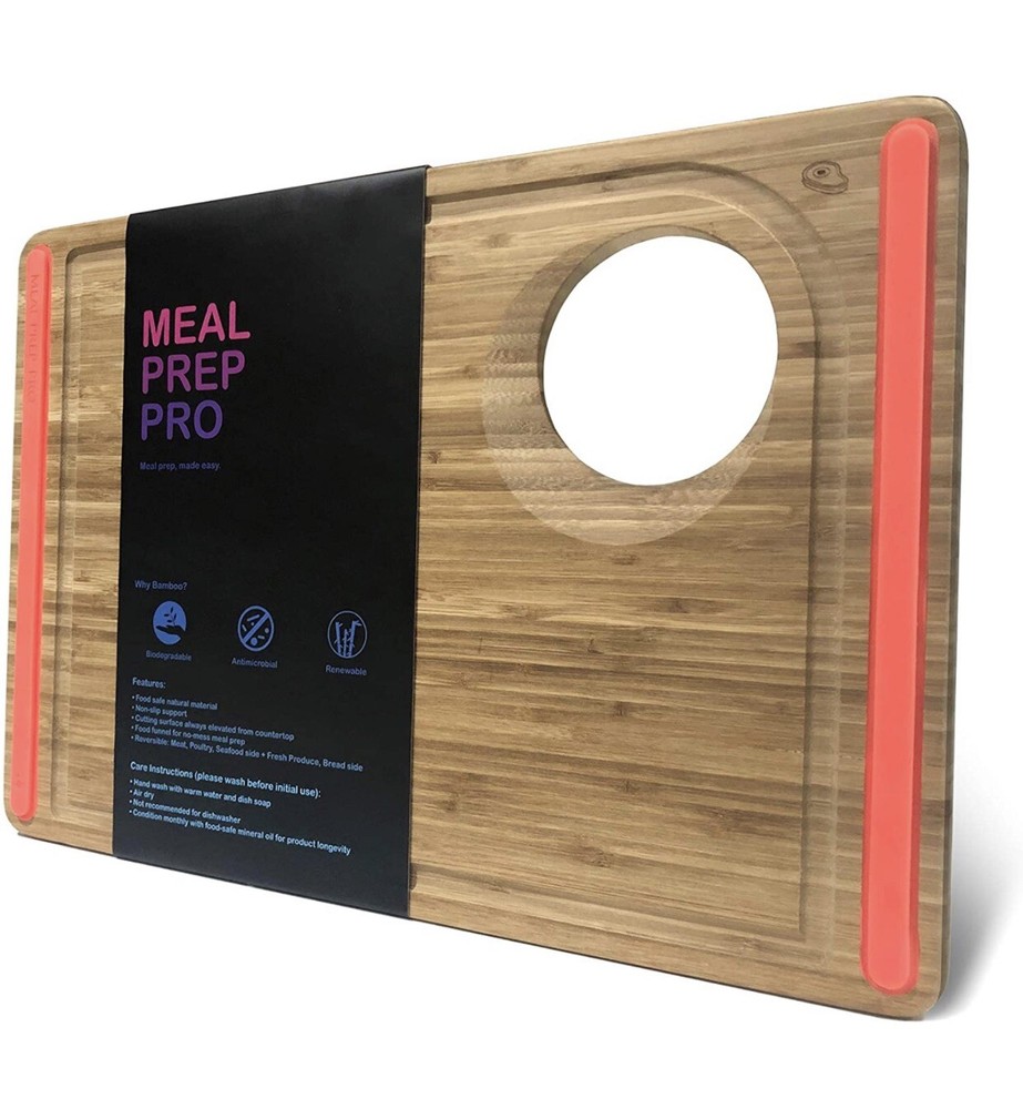 Meal Prep Pro Wooden Cutting Board