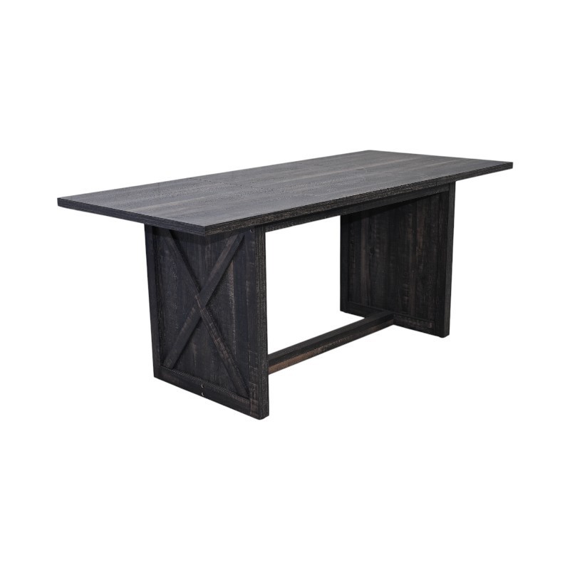 70.87" Farmhouse Large Dining Table for 6-8 People,  Rectangular Wood Dining