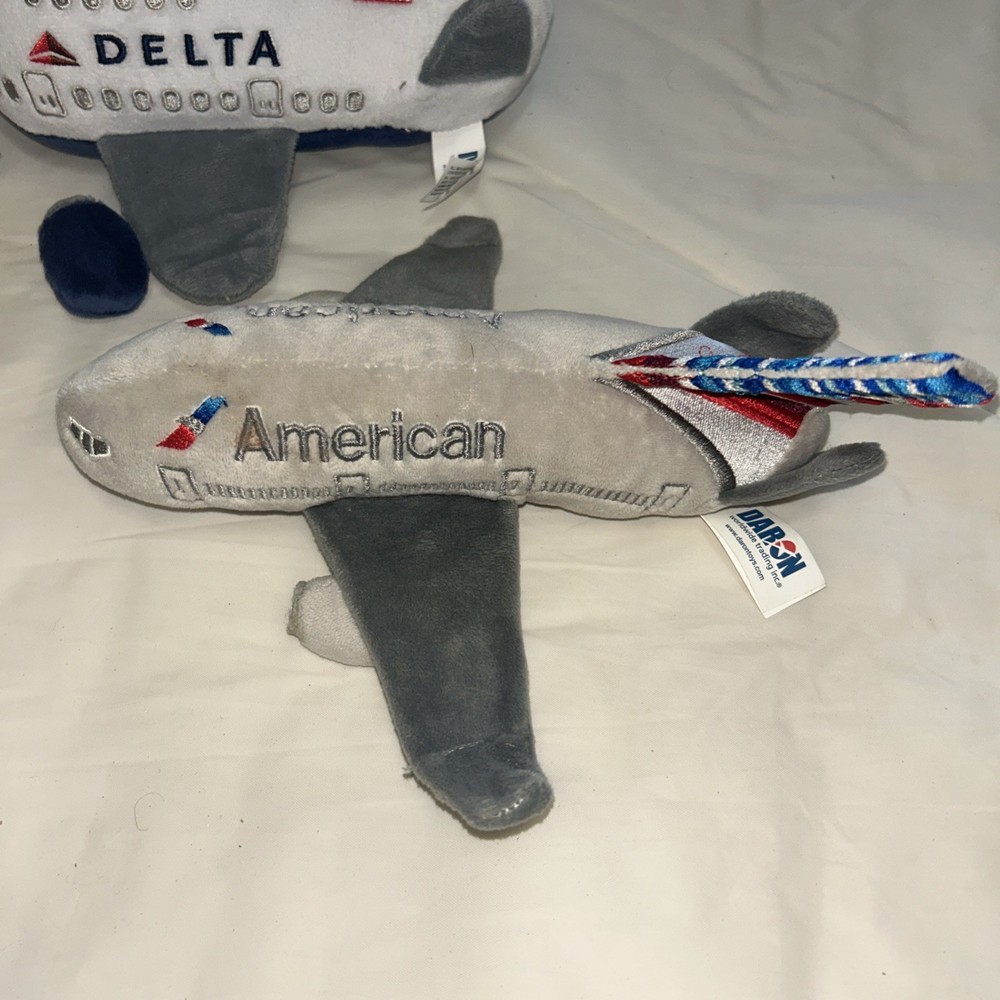 Delta And American Airlines Plush