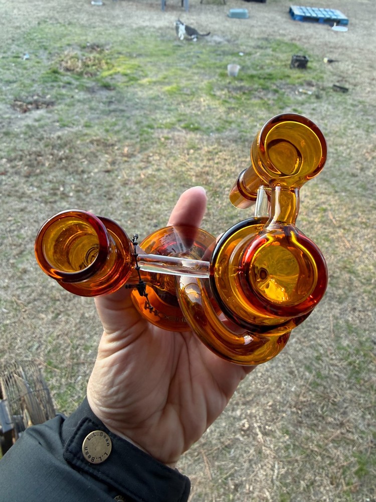 Ash Catcher 14mm 90 Degree Phoenix Star Recycler Ash Klein Loop