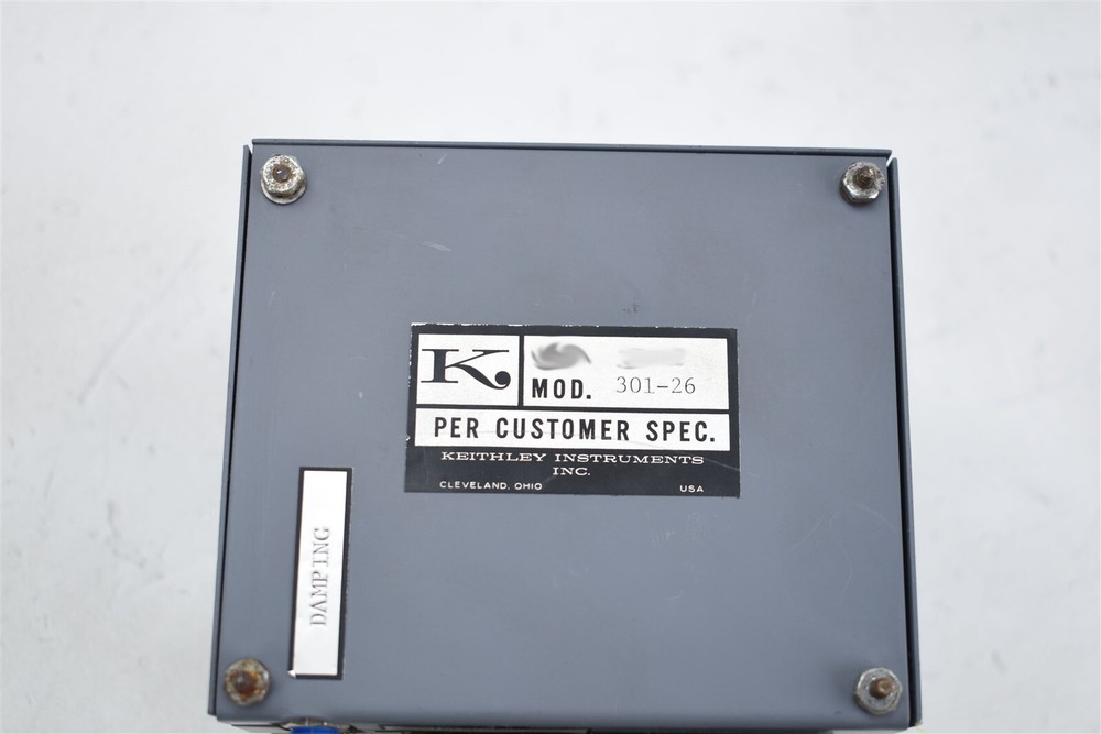 Keithley Power Supply 3012 & 301 Solid State Electrometer Operational Amplifier