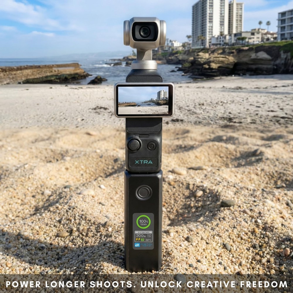 Osmo Pocket 3 Battery Handle,20W Fast Charging Handle Grip Accessories Compat...