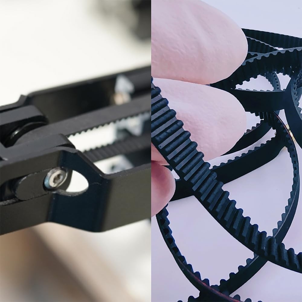 2m GT2 Timing Belt for 3D Printers - Copper Buckle, Quiet Performance