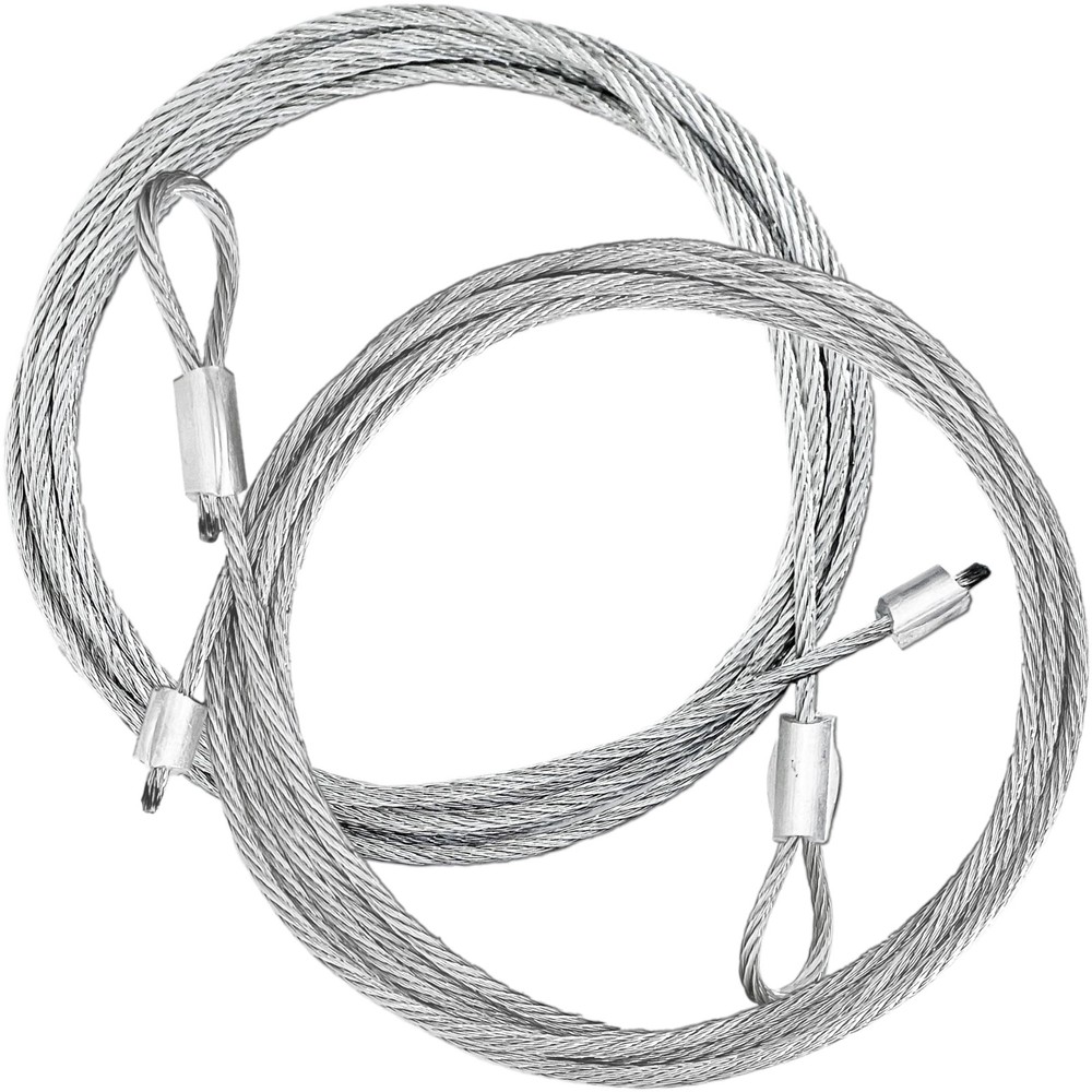 Blesseras 13 feet 6 inches Long 13.5 ft. cables for 12 foot Door, Silver