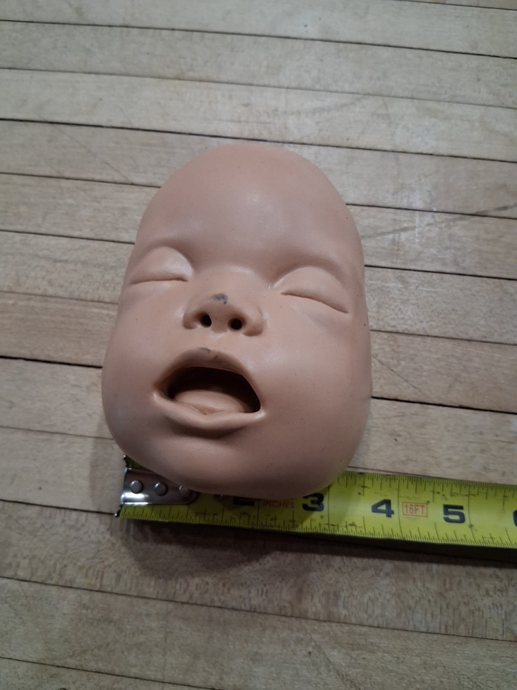 CPR Infant Mannequin Face Medical Training Aid Practice Component
