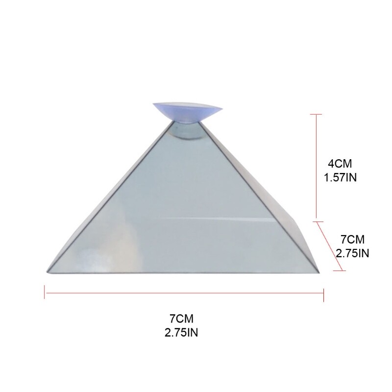 Smartphone 3D Hologram Projector 3D Projector Stands Projector Py-ramid