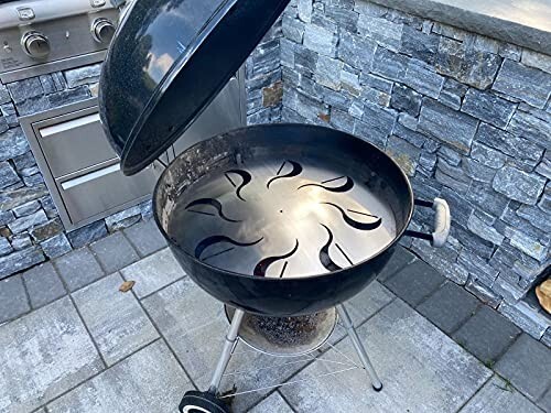 LavaLock FireDial Baffle Plate for 22 inch Weber Kettle