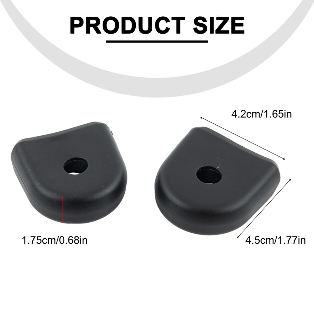 Crank Protector Sleeve Cover Replacement Scratchproof 10g 2 PCS 45x42mm