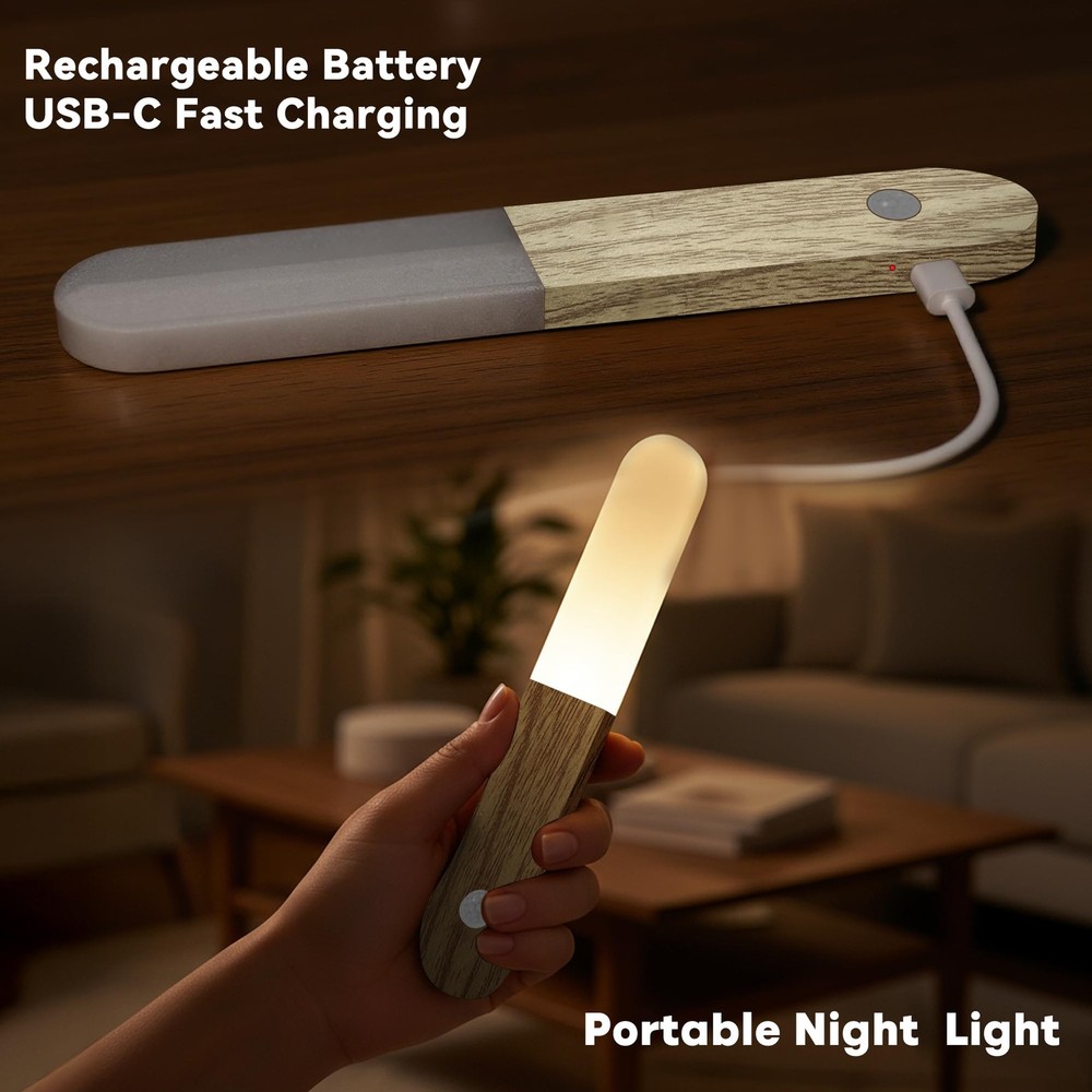 iThird Motion Sensor Light Indoor - Wireless Wall Light, lumi Light, Magnet Rech