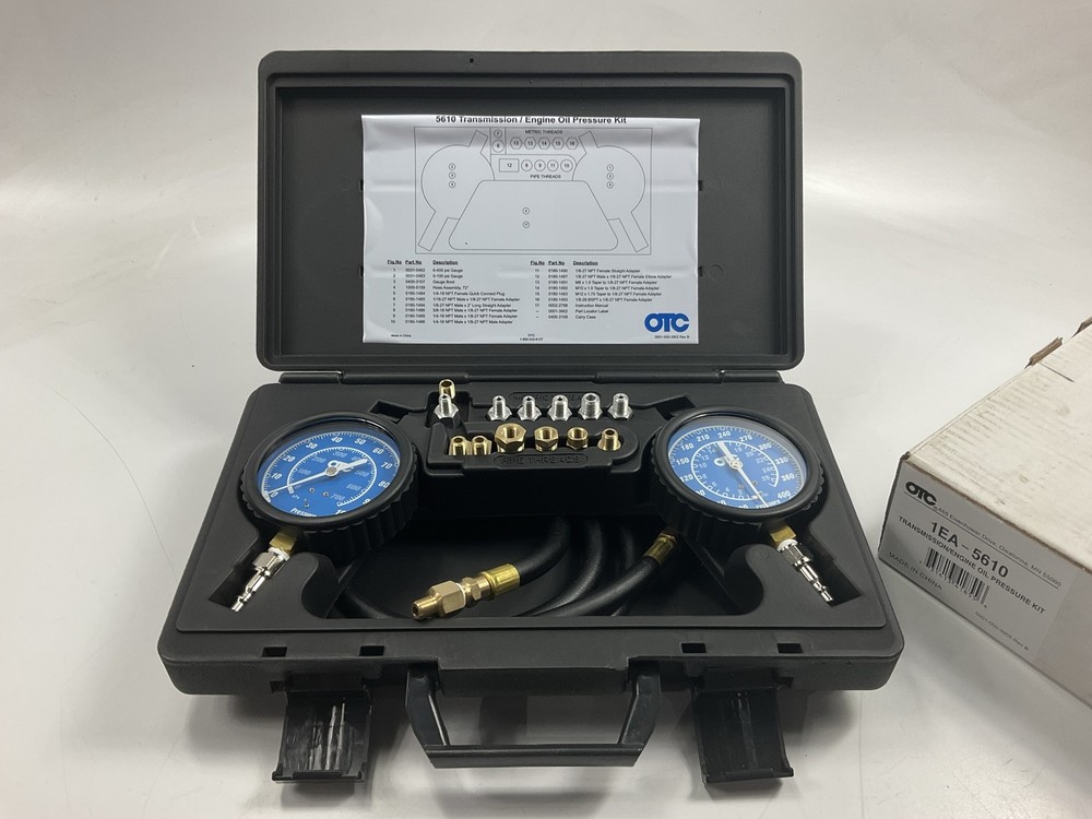 OTC 5610 Transmission And Engine Oil Pressure Test Kit