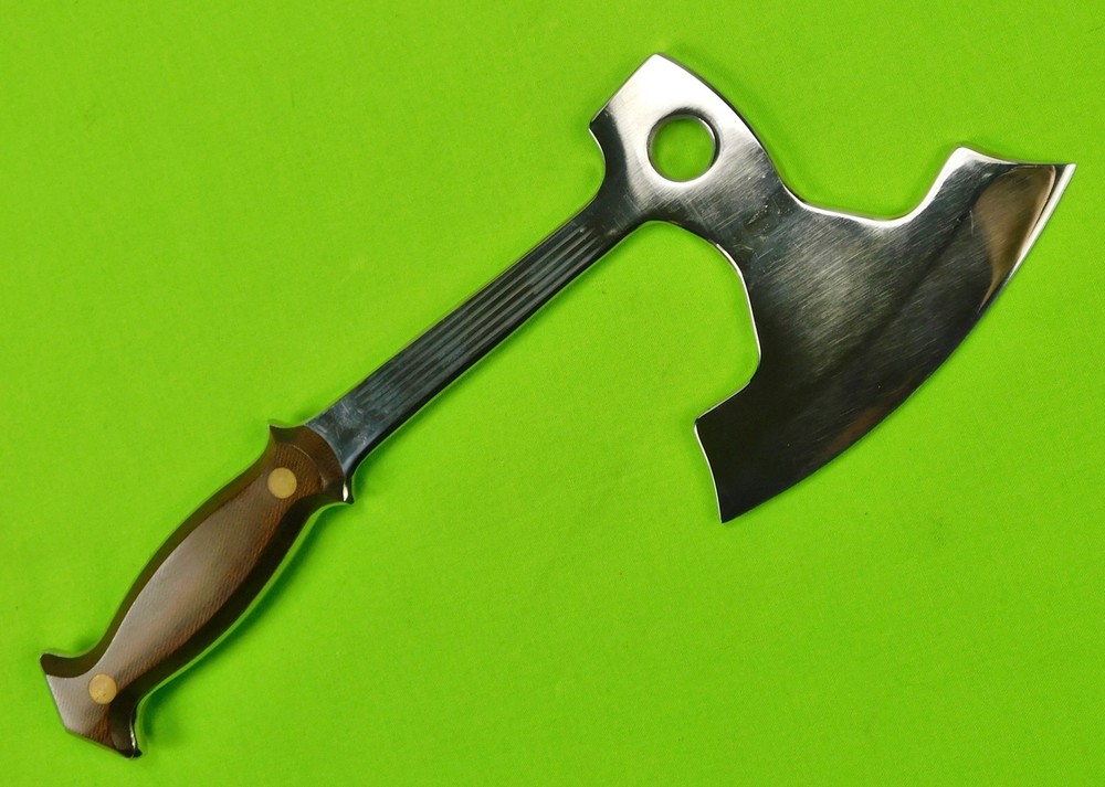 US Custom Made Handmade Small Axe Hatchet w/ Box Maker Marked