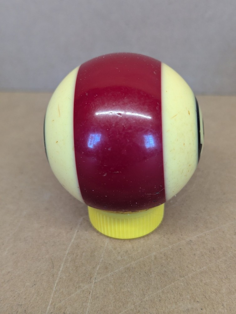 Brunswick Centennial Billiard # 15 Pool Single Ball Replacement, Stripe Maroon