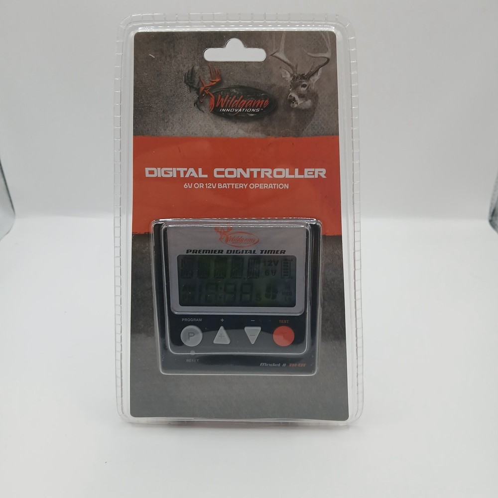 Wild game innovations. Digital controller For game feeder.
