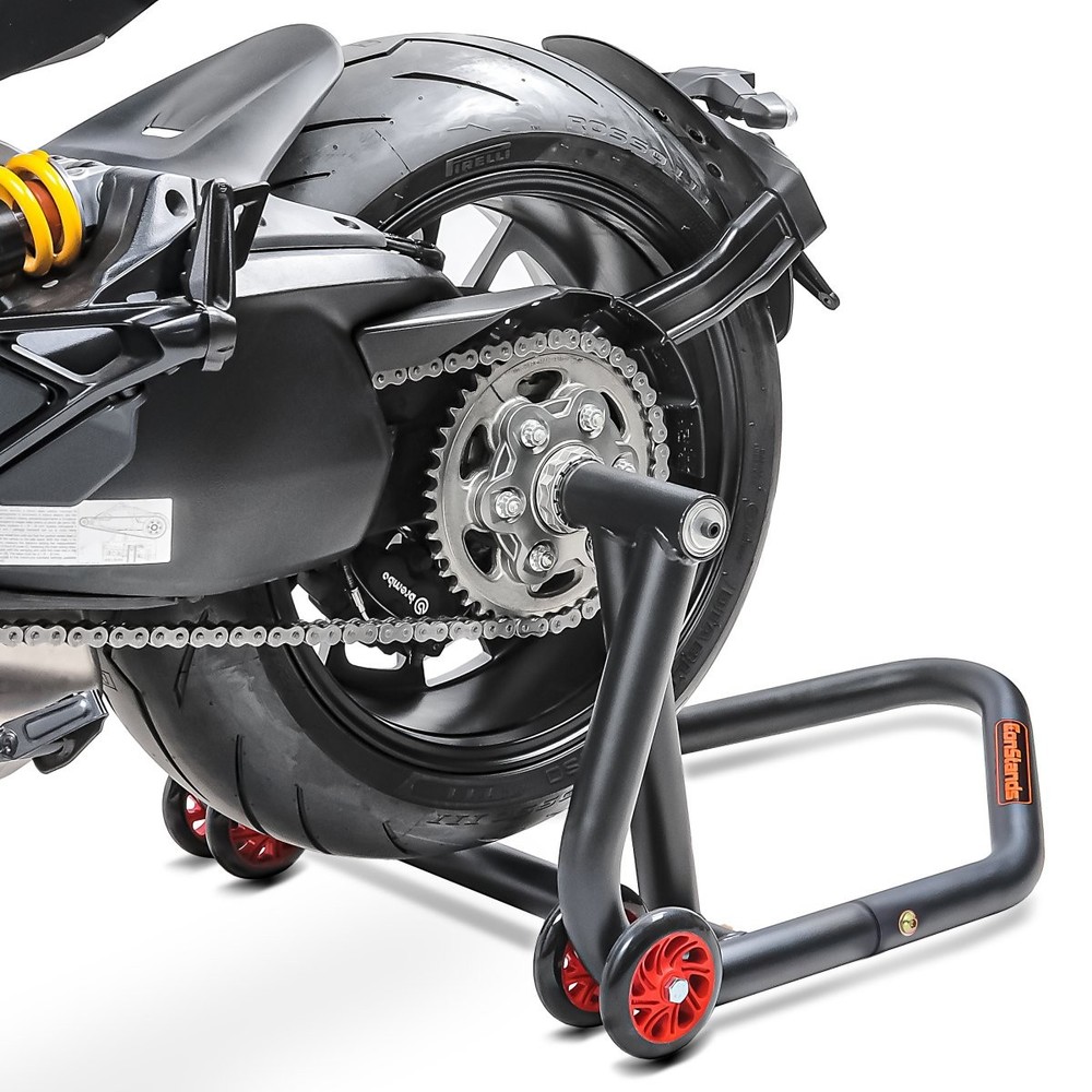 Single Sided Rear Paddock Stand Front FL for MV Agusta Brutale 800 13-24 bk