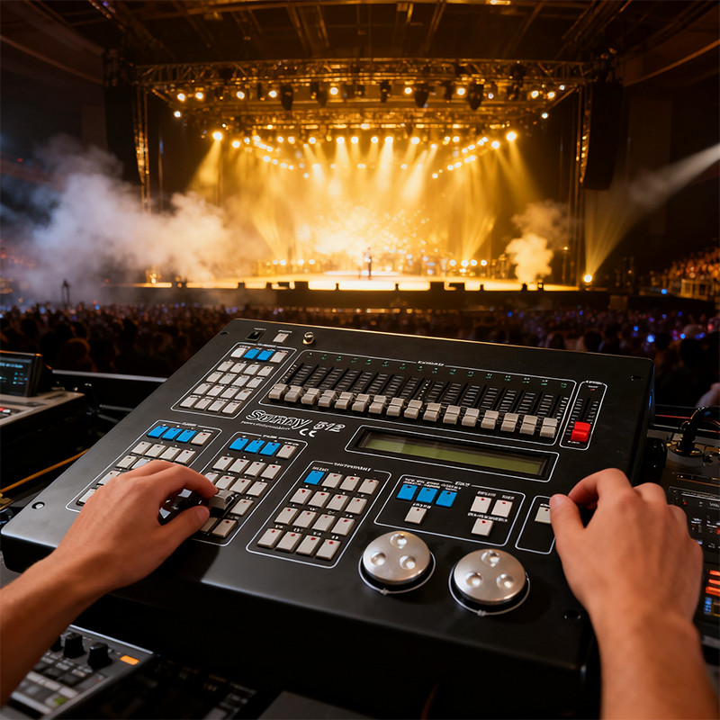 New Sunny 512 Dmx Controller Console/Moving Head Stage Light DMX Controller/DJ