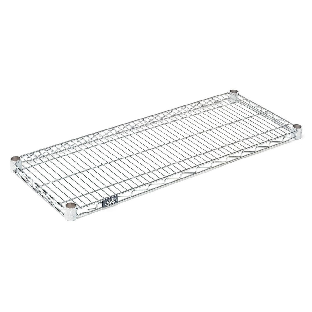 Nexel Chrome Wire Shelf w/Clips 30"W x 21"D