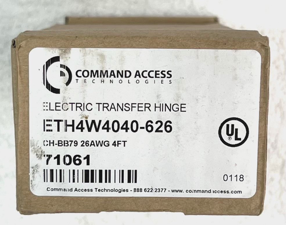 COMMAND ACCESS 71061 Electric Transfer Hinge 4X4 626 CH-BB79 26AWG 4FT