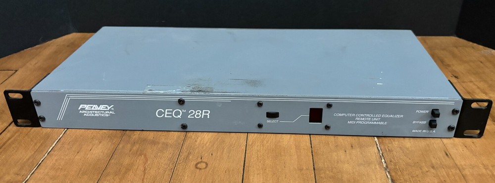 USA Peavey CEQ 28R Computer Controlled Equalizer Remote Unit Midi Digital
