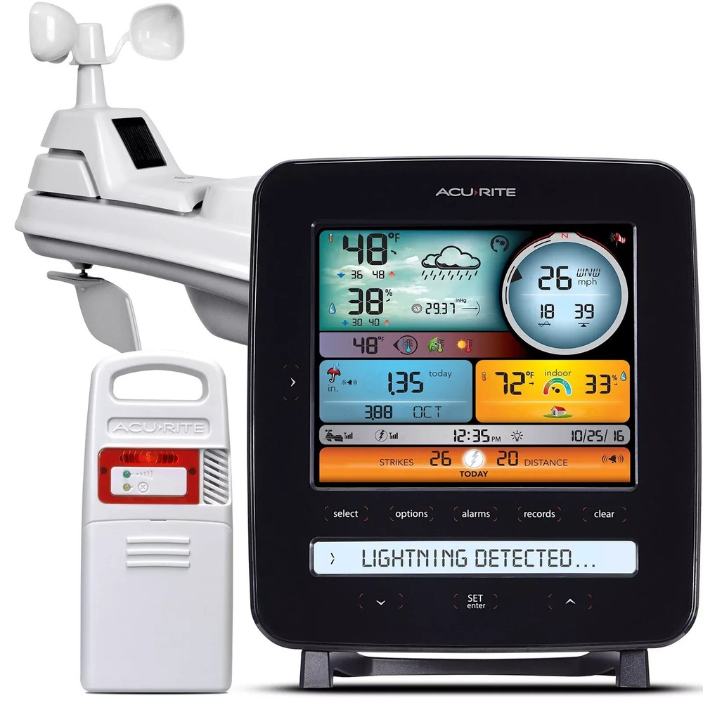 AcuRite Iris 5-in-1 Professional Weather Station with Lightning Detection