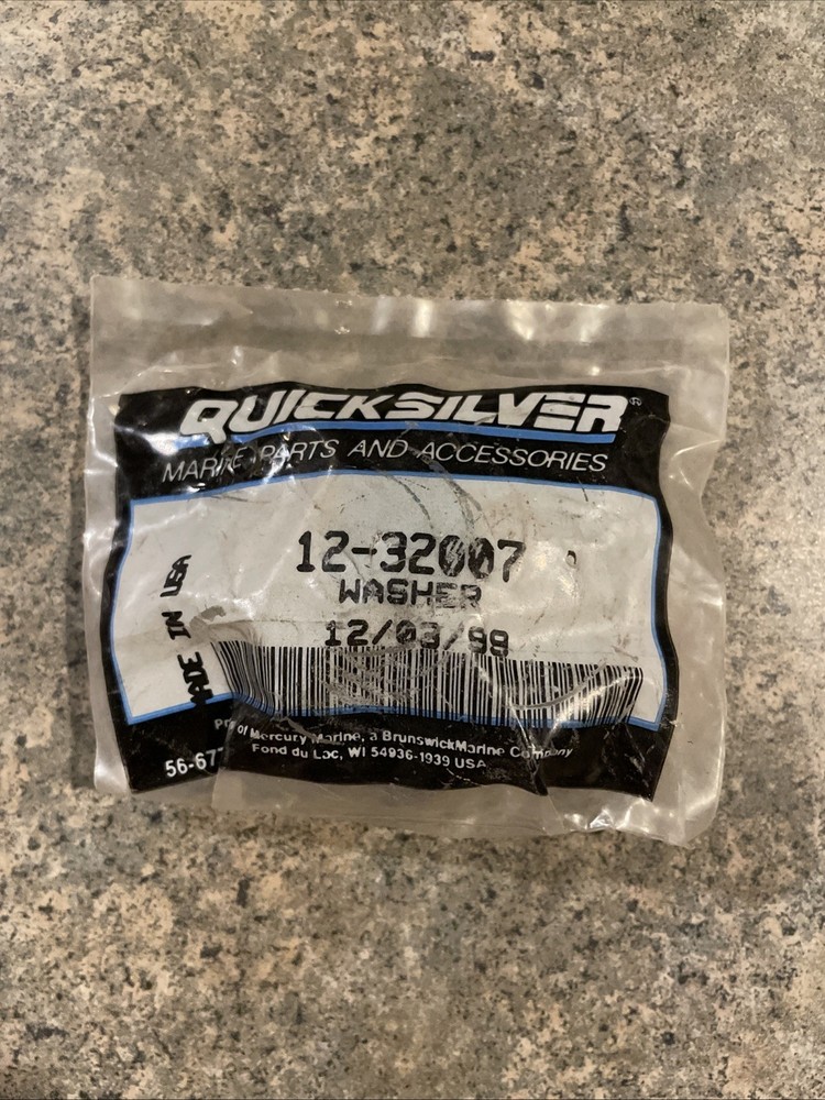 Mercury Quicksilver 12-32007 Washer NOS