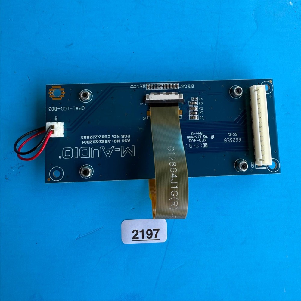 M-AUDIO AXIOM PRO 49 MIDI Controller OEM Part: Digital Display Screen PCB Board