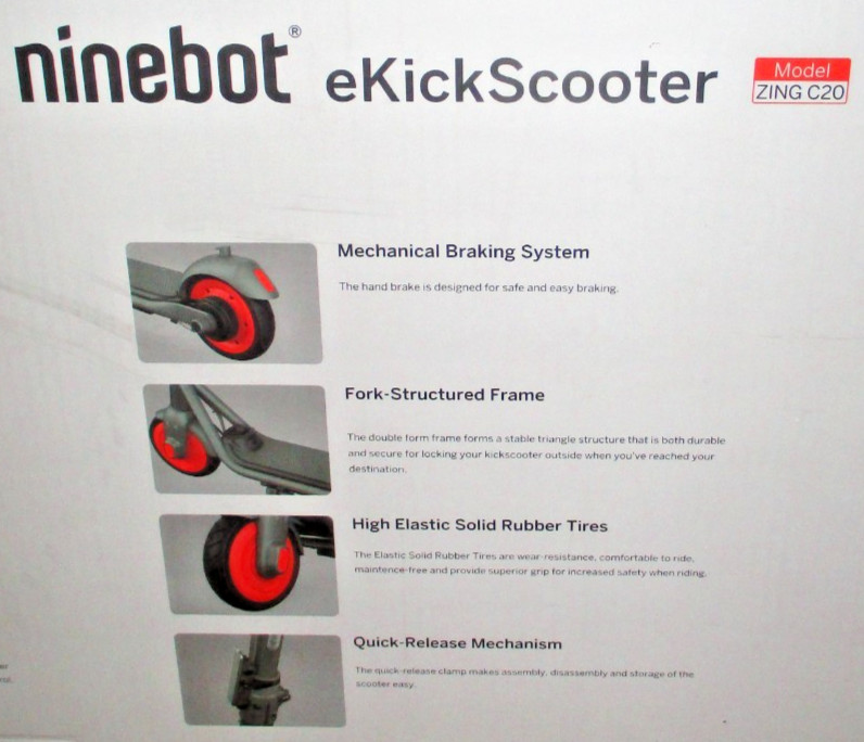 SEGWAY NINEBOT ZING C20 eKICKSCOOTER NIB